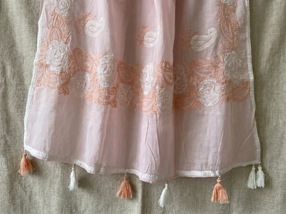 Hand-Embroidered Lucknowi Two-Piece Collection