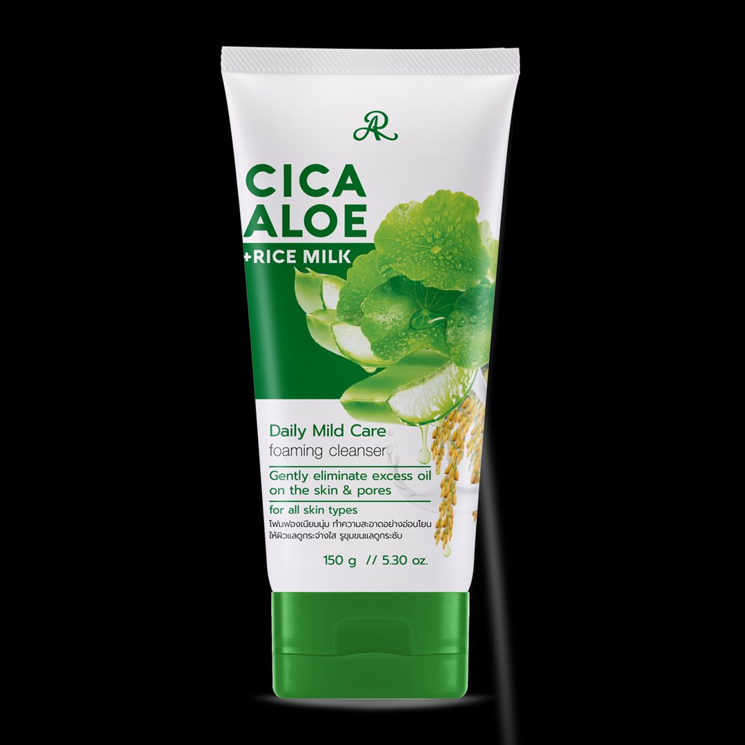 AR Cica Aloe + Rice Milk Daily Mild Care Foaming Cleanser