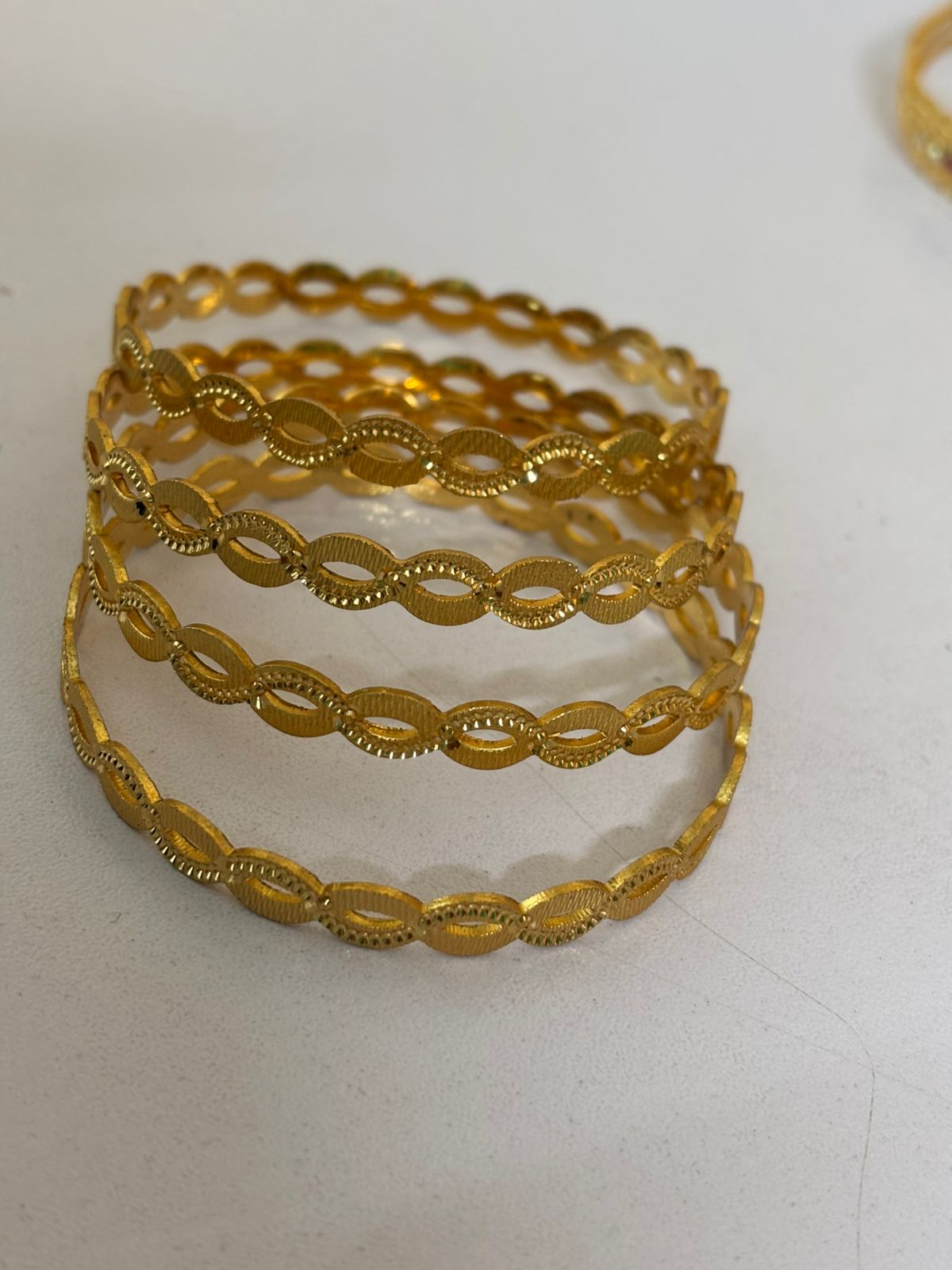 Golden Bracelet for Women -2 Pcs (1 Piar)