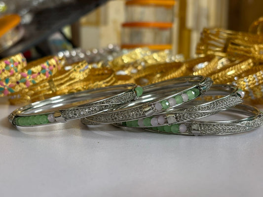 Premium Golden Churi / Bracelet Set for Women