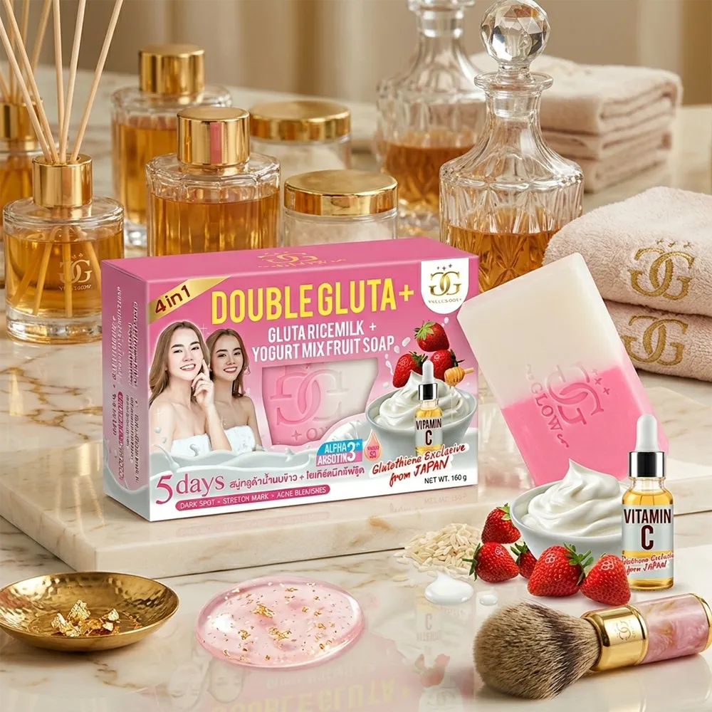 4in1 Double Gluta+ Gluta Ricemilk and Yogurt Mix Fruit soap